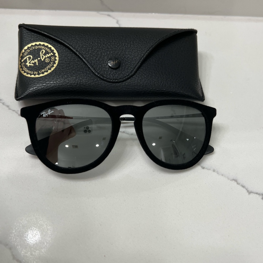 Rayban Erika mirroed velvet sunglasses